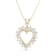 0.75ctw Diamond Heart Pendant 14k Yellow Gold