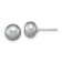 Rhodium Over Sterling Silver 7-8mm Gray Freshwater Pearl Earring
Bracelet Necklace Set