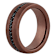 Robert Alton Men's Black Sapphire 8mm Band Ring In Tungsten