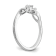 Rhodium Over 14K White Gold First Promise Diamond Promise/Engagement
Ring 0.04ctw