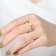 Freshwater Pearl Beaded Band Ring In 14K Gold Over Sterling Silver
