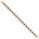 14K Two-tone Gold Oval Gemstone Garnet Bracelet 9.60ctw
