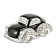 DEAN Black and White Car Trinket Box