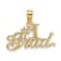 14K Yellow Gold #1 GRAD Charm