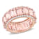 Morganite and Diamond 14K Rose Gold Ring 9.40ctw