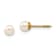 14K Yellow Gold Freshwater Cultured Pearl Earrings