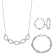 White Cubic Zirconia Rhodium Over Sterling Silver Jewelry Set 3.17ctw