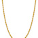 14k Yellow Gold 4.75mm Rope Link 24 Inch Chain