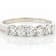 Lab-Grown Diamond Five-Stone Band Ring In 14K White Gold 0.75ctw