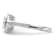 Rhodium Over 14K White Gold Lab Grown Diamond Cluster Engagement Ring 0.478ctw