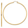 14k Yellow Gold 2 9/16" Polished Tube Hoop Earrings