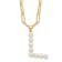 Gold Tone Sterling Silver 3-5.5mm Freshwater Cultured Pearl LETTER L
18-inch Necklace