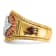 10K Two-Tone Yellow and White Gold Men's Textured and Enameled Masonic
Shriner's Ring