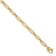 14K Yellow Gold Polished Flat Oval Link Bracelet