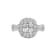 White Cubic Zirconia Platinum Over Sterling Silver Ring 2.68ctw