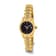 Ladies Charles Hubert IP-plated Black Dial Watch