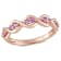 Pink Sapphire 14K Rose Gold Ring 0.30ctw