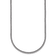 Rhodium Over Sterling Silver Polished 2.1mm Franco 24 Inch Chain