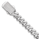 Rhodium Over Sterling Silver Monaco Link Cubic Zirconia Pavé Clasp
7.5-inch Bracelet