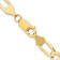 10k Yellow Gold 6mm Concave Open Figaro Link Bracelet