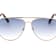 Guess Gold Aviator Frame / Gradient Blue Lenses Sunglasses