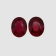 Ruby 9.1x7.2mm Oval Matched Pair 3.70ctw