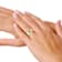 Square CZ Sleek Adjustable Band Ring In 14K Gold Over Brass