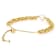 Cultured Freshwater Pearl Bolo Bracelet In 18K Gold Over Bronze 9-10mm