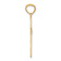 14k Yellow Gold Filigree Cross Pendant