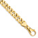 14k Yellow Gold 10mm Hand Polished Solid Fancy Link 22 Inch Chain