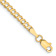 10k Yellow Gold 3.1mm Flat Cuban Link Bracelet