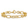 14k Yellow Gold 7.9mm Polished Fancy Link Bracelet