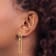 14K Yellow Gold Polished Post Drop Earrings