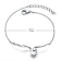 Pear Shape Freshwater Pearl Ribbon Cable Bracelet In Sterling Silver