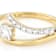 Sparkling Lab-Grown Diamond Halo Ring In 14K Gold Over Sterling Silver