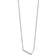 Rhodium Over 14k White Gold Sideways Diamond Initial L Pendant Cable
Link 18 Inch Necklace
