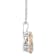 12x8mm Pear Shape Labradorite Rhodium Over Sterling Silver Pendant With Chain