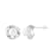 6.5-7mm White Cultured Freshwater Pearl Rhodium Over Sterling Silver Earrings