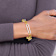 14k Yellow Gold and 14k White Gold 9.1mm Fancy Link Bracelet