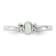 Sterling Silver Stackable Expressions Lab Created Opal Ring 0.08ctw
