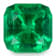Panjshir Valley Emerald 6.1mm Square Cushion 0.88ct
