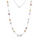Multi-Gem 14k White Gold 18" Necklace 14.40ctw