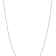 Rhodium Over 14k White Gold 0.5mm Solid Box 18 Inch Chain