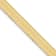 14K Yellow Gold 10mm Silky Herringbone Chain Necklace