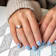 London Blue Topaz & Cultured Freshwater Pearl 10k White Gold Ring 0.6ctw