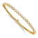 14K Yellow Gold Lab Grown Diamond Bezel Set Tennis Bracelet