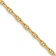 14k Yellow Gold 2.35mm Solid Mariners Link 16 Inch Chain