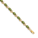 14k Yellow Gold Floral Diamond and Peridot Bracelet
