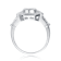 CZ Halo Engagement-Style Ring In Sterling Silver