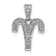Rhodium Over 14K White Gold Diamond Aries Zodiac Pendant